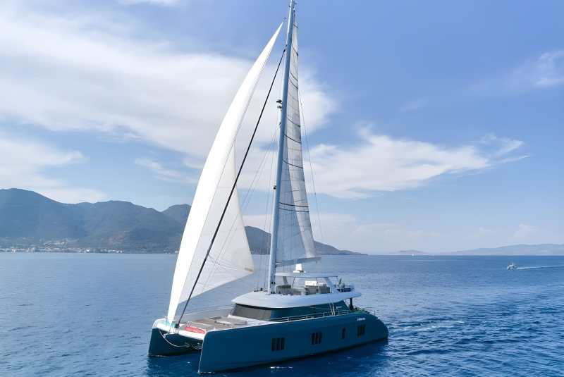 catamaran charter greece price