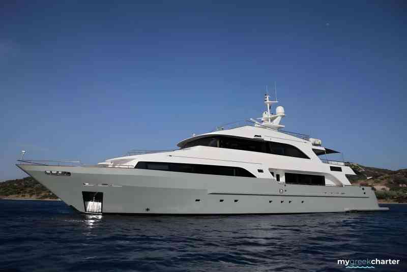 greek island motor yacht charter