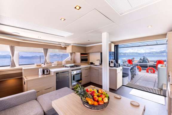 Main Salon Looking Aft