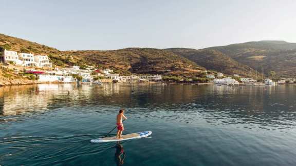Paddle Boarding on calm waters