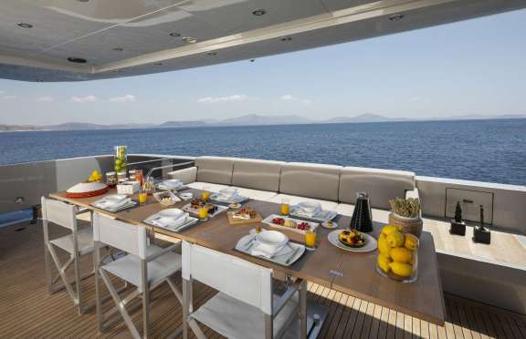 Aft deck
