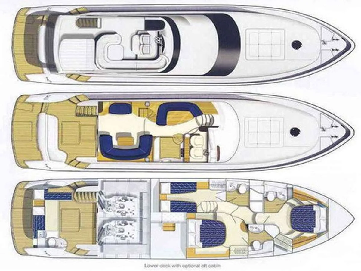 Layout of PRINCESS 61
