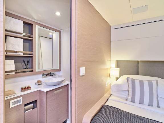 Guest cabin bathroom