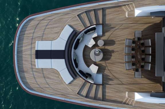Aft deck - aerial shot