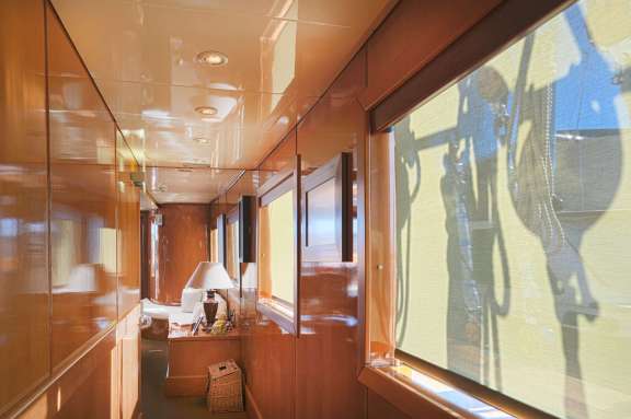 Hallway to the dining area