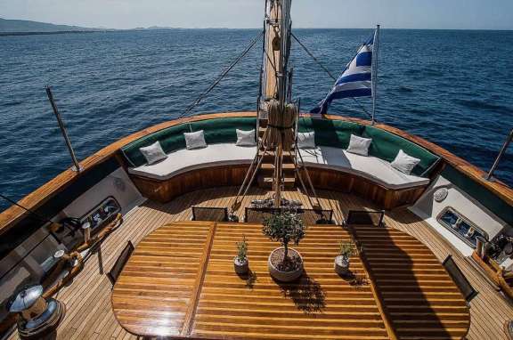 Aft deck