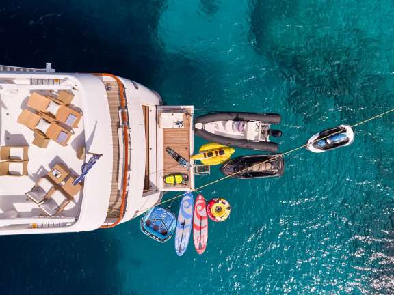 Office in the master cabin