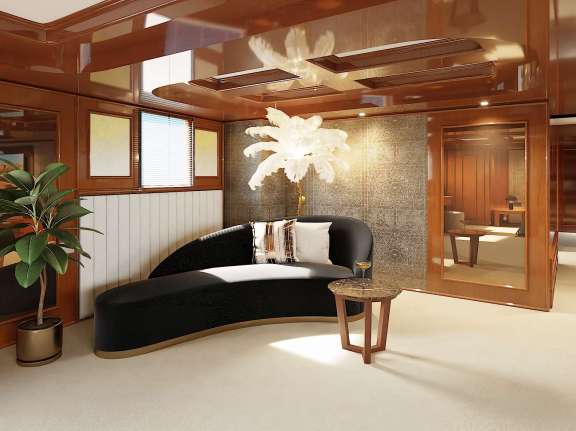 Chaisse, starboard of Master Cabin