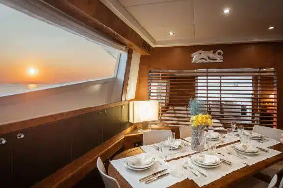 Dining area with a view