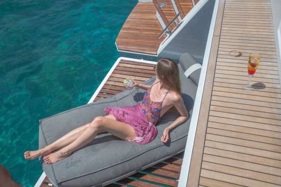 Aft sea view - Factory Photo