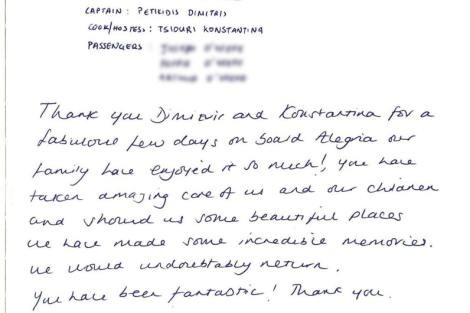 Review img # 2 of the yacht ALEGRIA