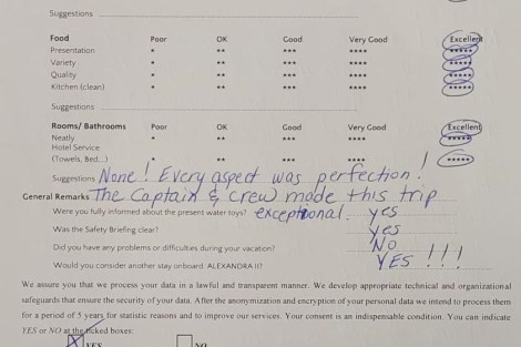 Review img # 42 of the yacht ALEXANDRA II