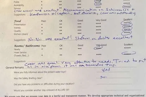 Review img # 10 of the yacht ALLURE 59