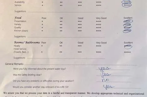 Review img # 11 of the yacht ALLURE 59