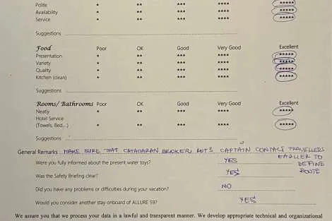 Review img # 17 of the yacht ALLURE 59