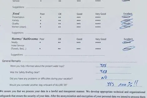 Review img # 29 of the yacht ALLURE 59