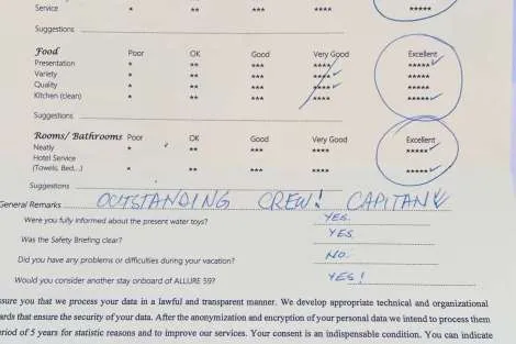 Review img # 58 of the yacht ALLURE 59
