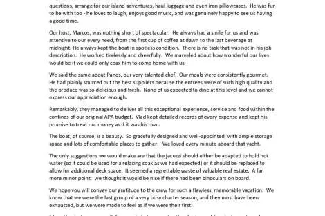 Review img # 1 of the yacht ALOIA