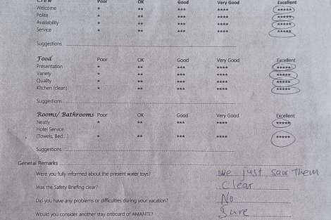 Review img # 49 of the yacht AMANTE