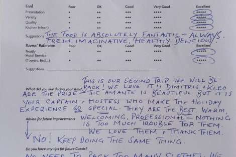 Review img # 14 of the yacht AMANTE