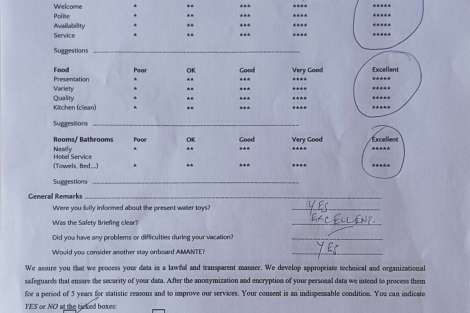 Review img # 44 of the yacht AMANTE