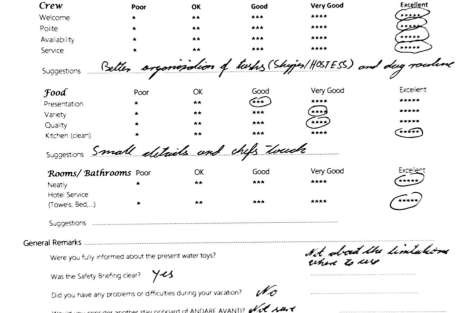 Review img # 98 of the yacht ANDARE AVANTI