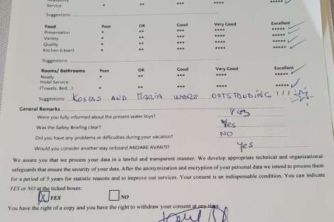 Review img # 48 of the yacht ANDARE AVANTI