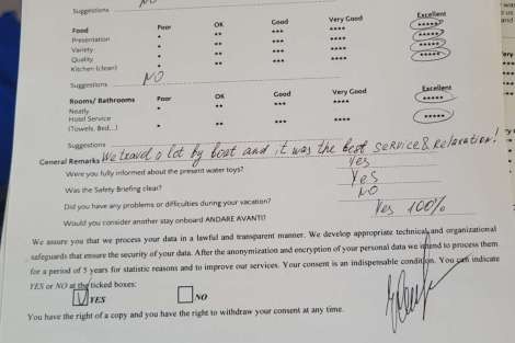 Review img # 41 of the yacht ANDARE AVANTI