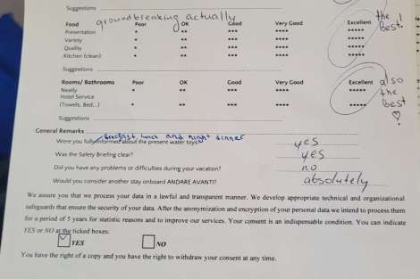 Review img # 42 of the yacht ANDARE AVANTI