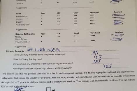 Review img # 43 of the yacht ANDARE AVANTI