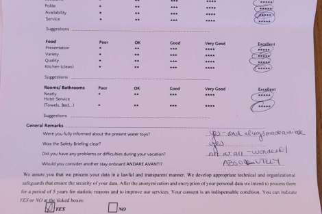 Review img # 34 of the yacht ANDARE AVANTI