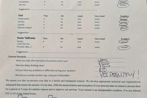 Review img # 44 of the yacht ANDIAMO