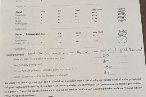 Review img # 71 of the yacht ANDIAMO