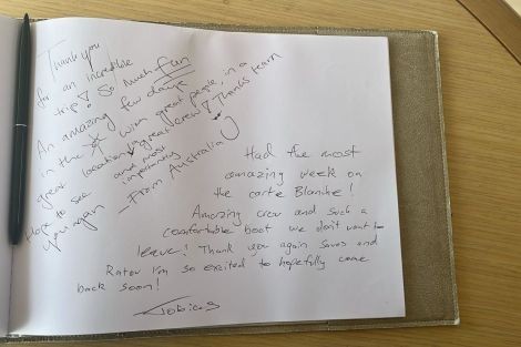 Review img # 1 of the yacht CARTE BLANCHE