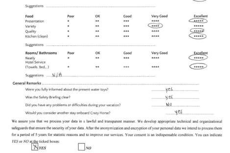 Review img # 38 of the yacht CRAZY HORSE