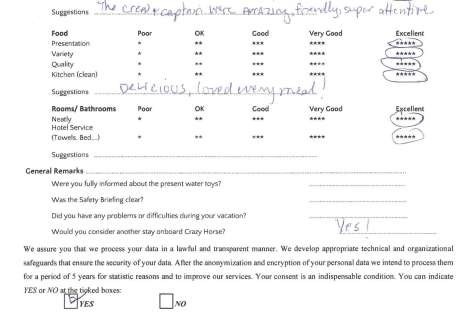 Review img # 39 of the yacht CRAZY HORSE