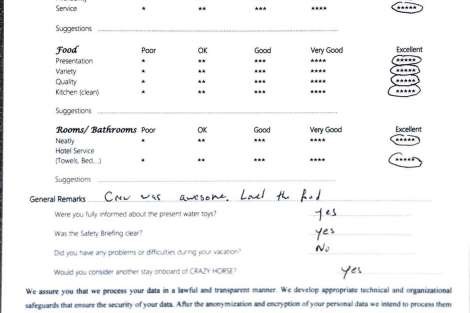 Review img # 16 of the yacht CRAZY HORSE