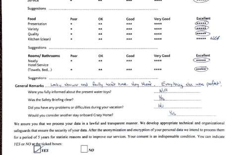 Review img # 34 of the yacht CRAZY HORSE