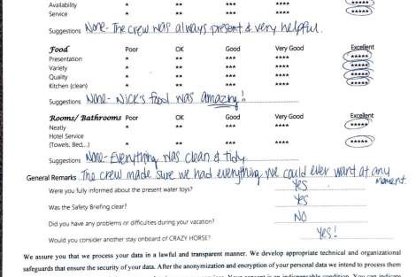 Review img # 22 of the yacht CRAZY HORSE