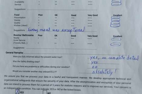 Review img # 112 of the yacht ELLY