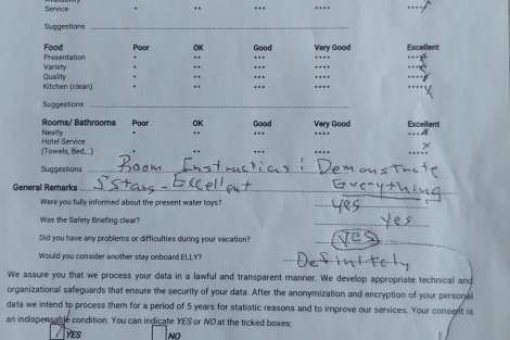 Review img # 116 of the yacht ELLY