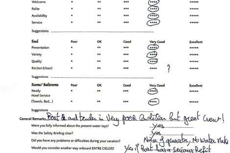 Review img # 7 of the yacht ENTRE CIELOS