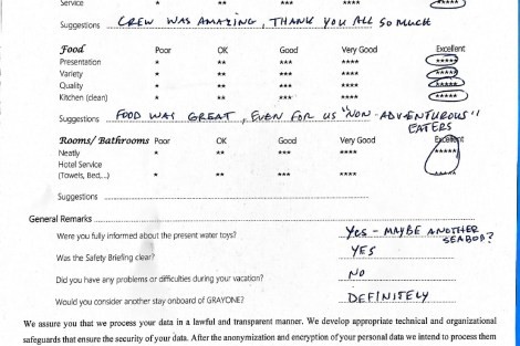 Review img # 13 of the yacht GRAYONE