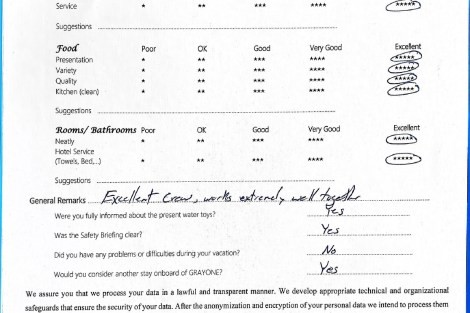 Review img # 14 of the yacht GRAYONE