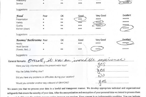 Review img # 12 of the yacht GRAYONE