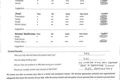Review img # 7 of the yacht GRAYONE