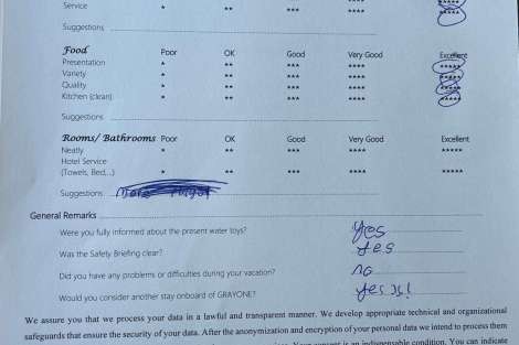 Review img # 10 of the yacht GRAYONE