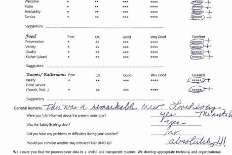 Review img # 117 of the yacht HIGH FIVE