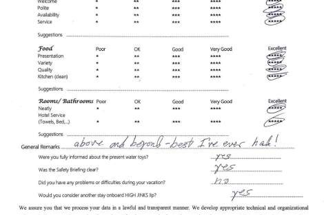 Review img # 119 of the yacht HIGH FIVE