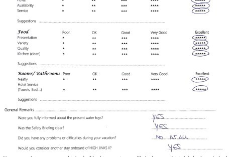 Review img # 121 of the yacht HIGH FIVE